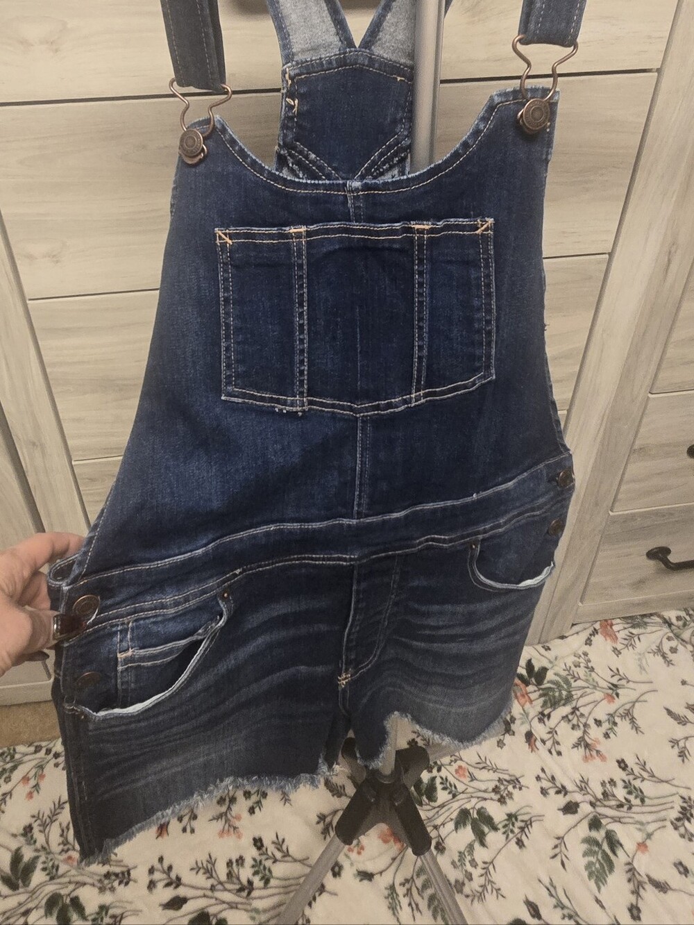 Jean Short Romper